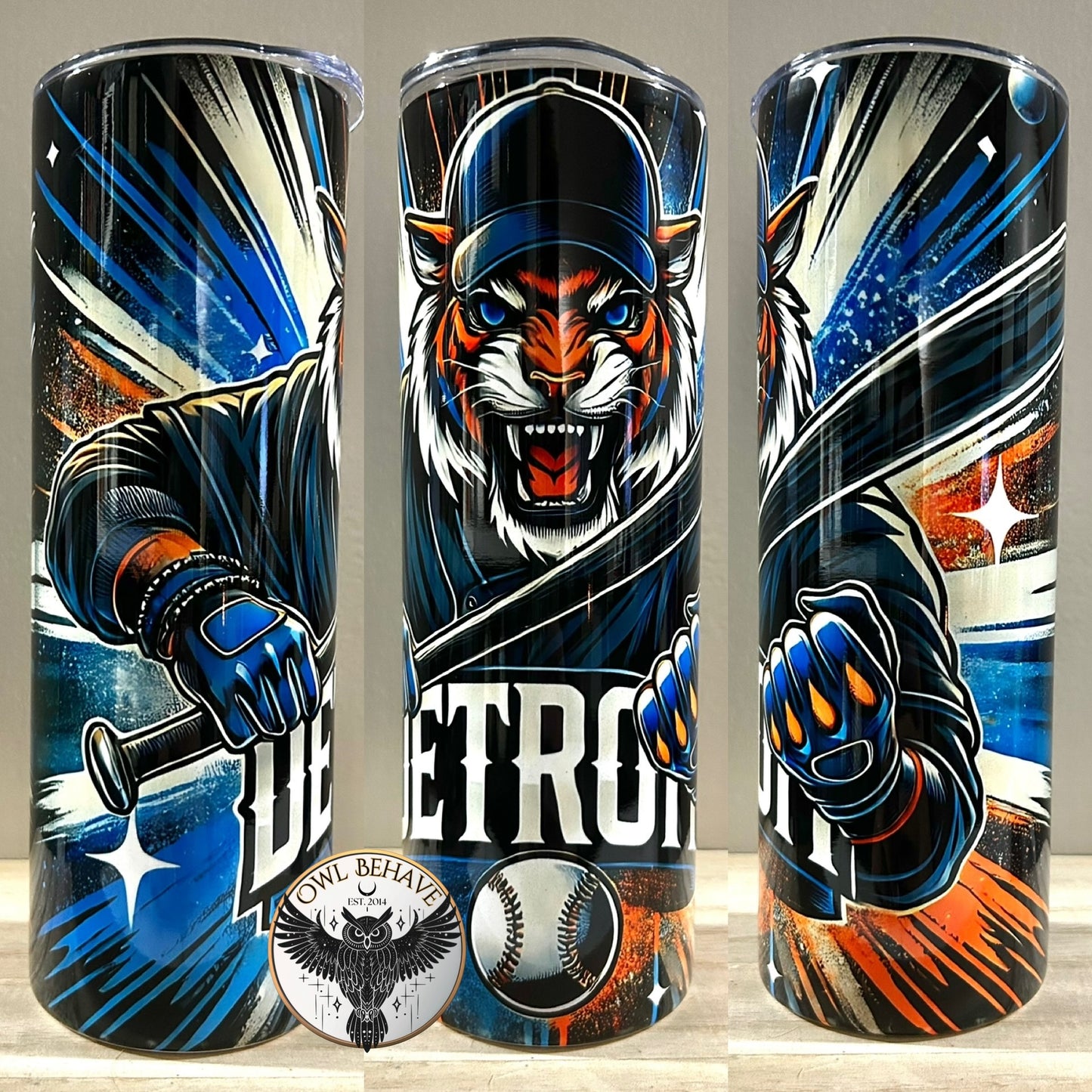 Detroit Baseball Tumbler