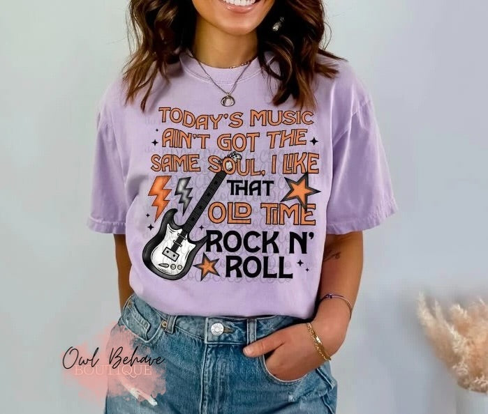 Rock N Roll Adult T-Shirt