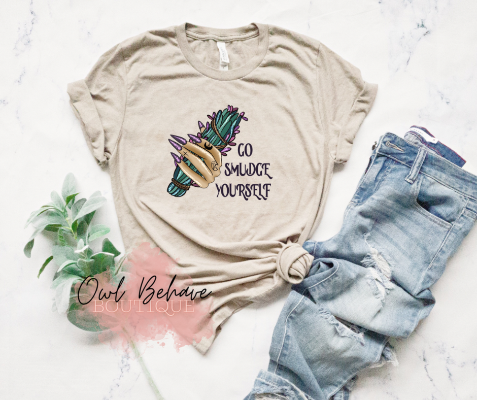 Go Smudge Yourself Adult T-Shirt