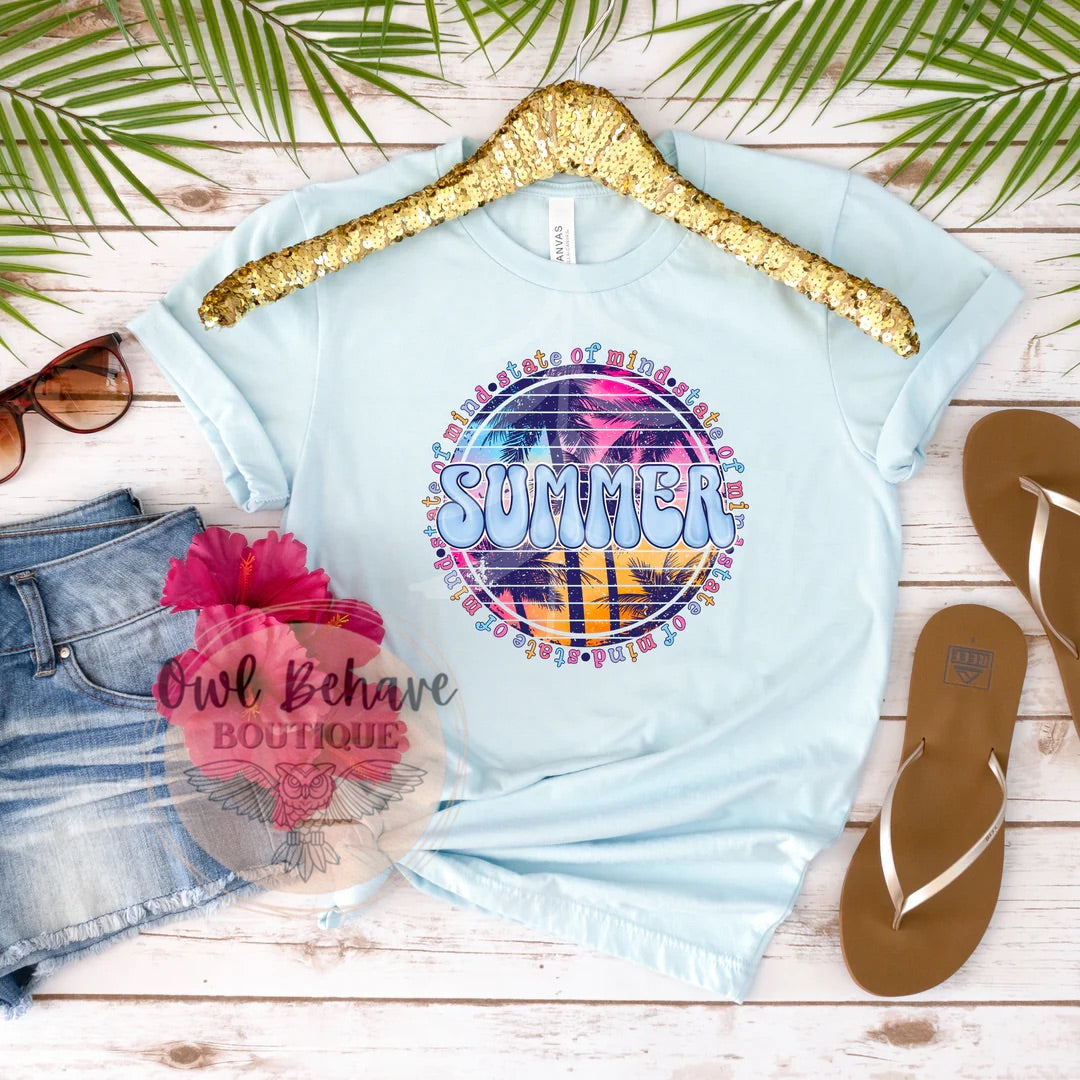 Summer State Of Mind Adult T-Shirt
