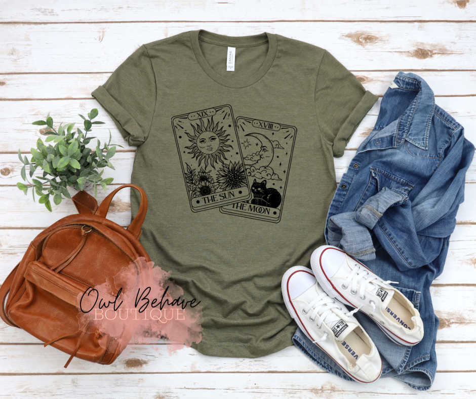 The Sun The Moon Adult T-Shirt