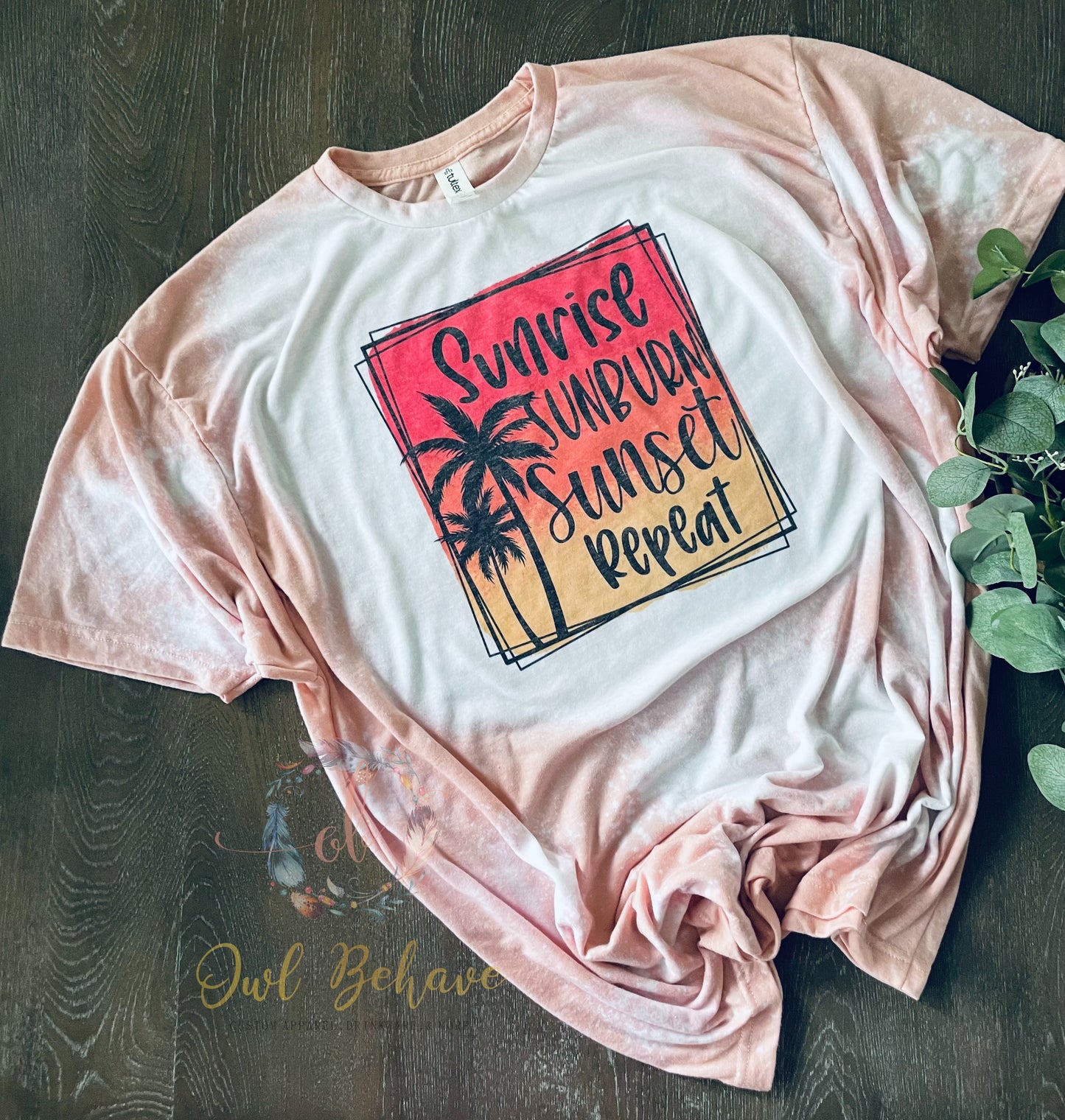 Sunrise Sunburn Bleached Tee
