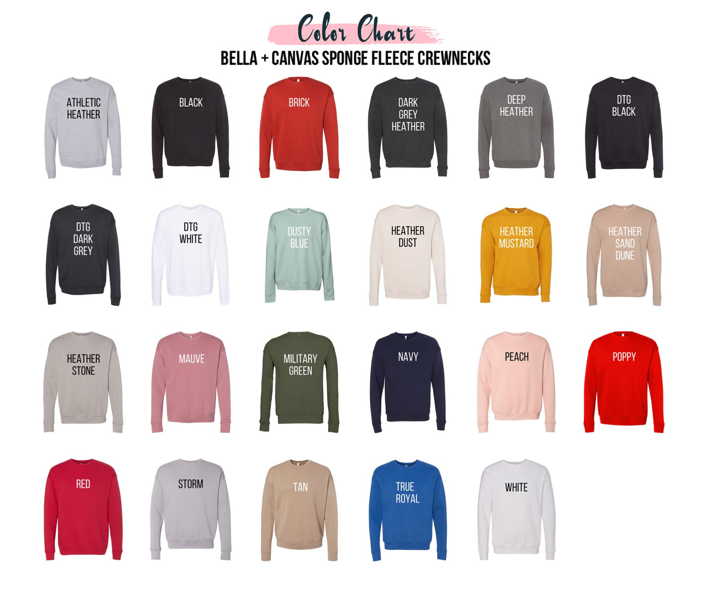 Crewneck Sweatshirt Bella + Canvas