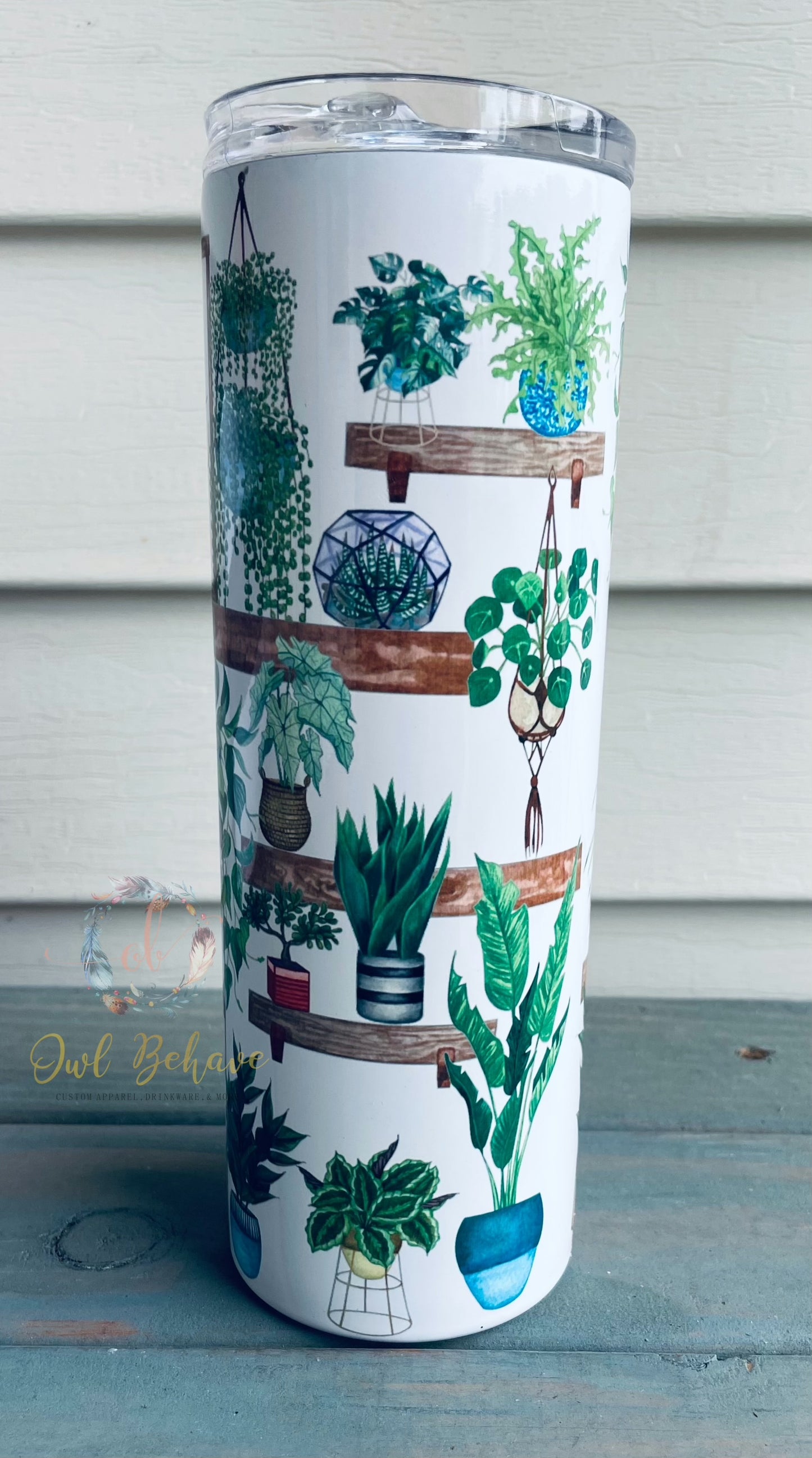 Crazy Plant Lady Sublimation Tumbler