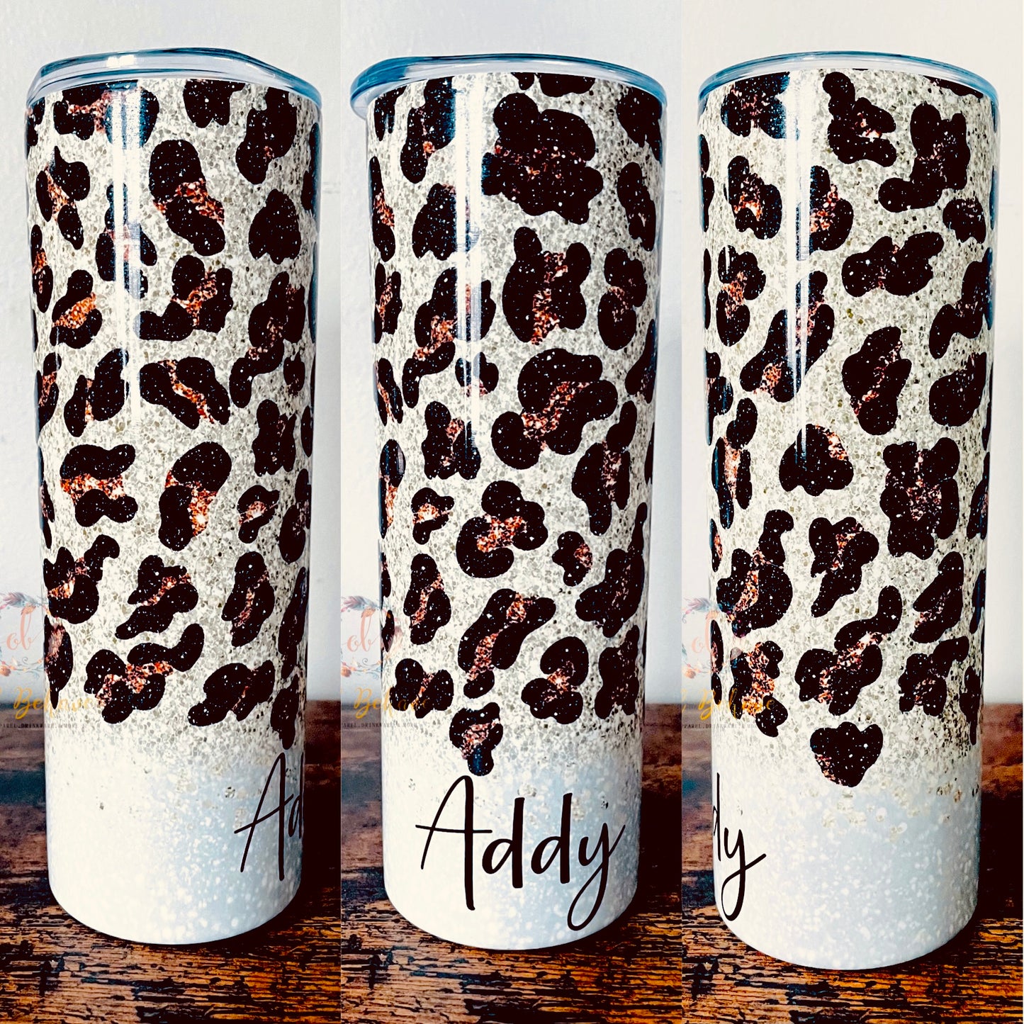 Leopard Ombré Sublimation Tumbler