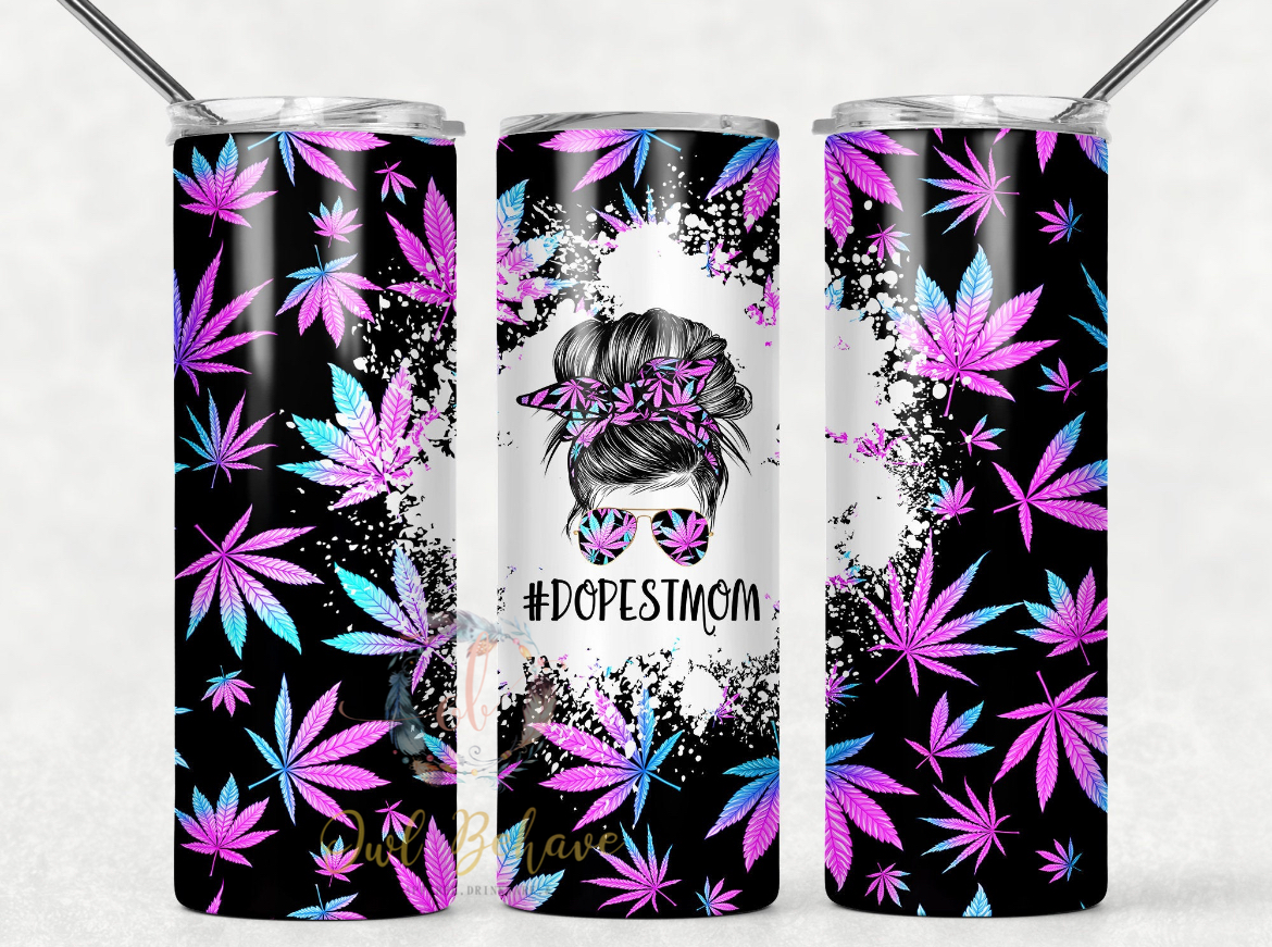 Dopest Mom Sublimation Tumbler