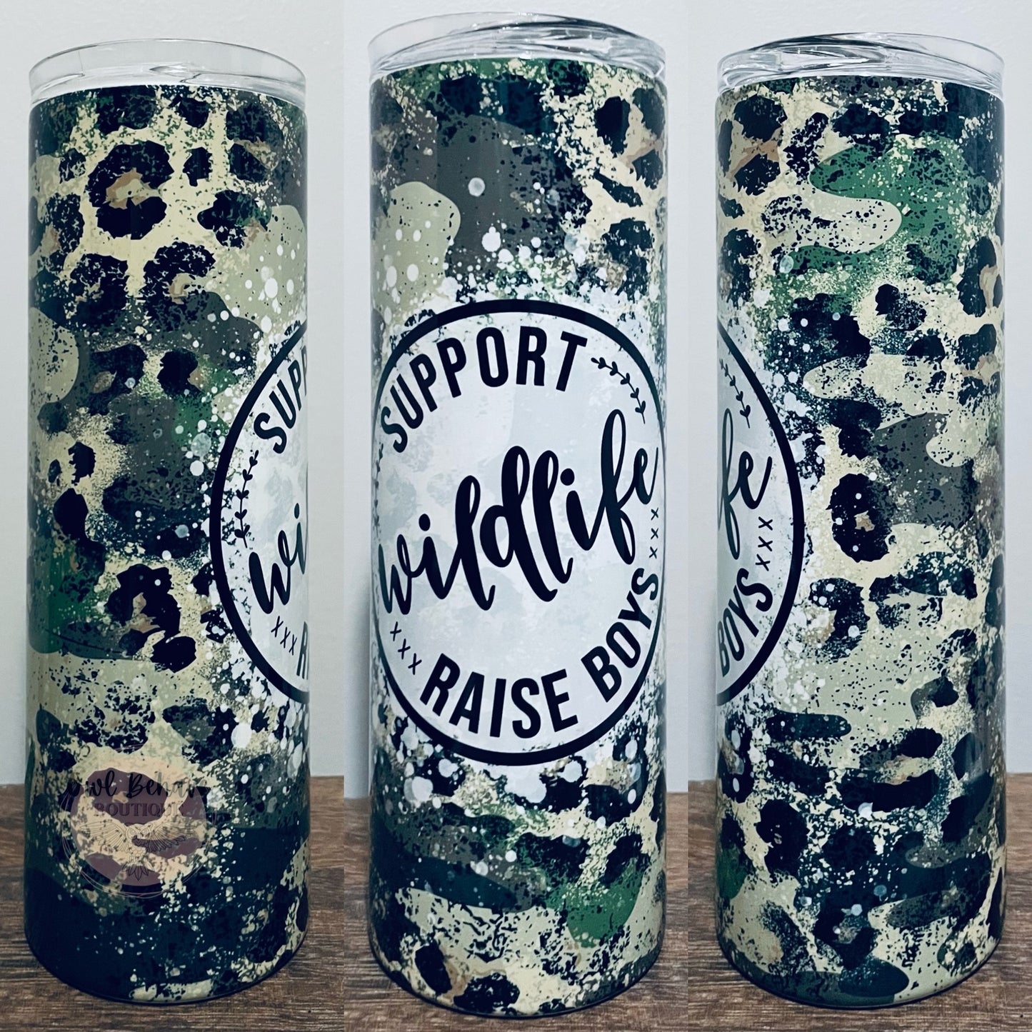Support Wildlife Raise Boys Sublimation Tumbler