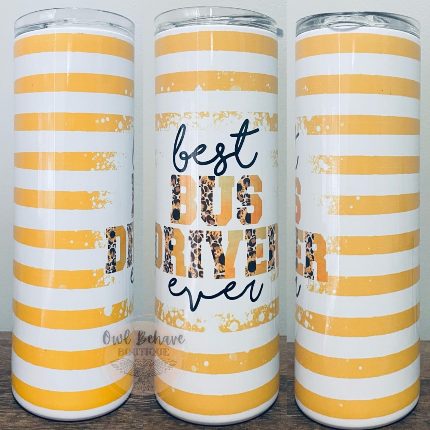 Best Bus Driver Ever Sublimation Tumbler