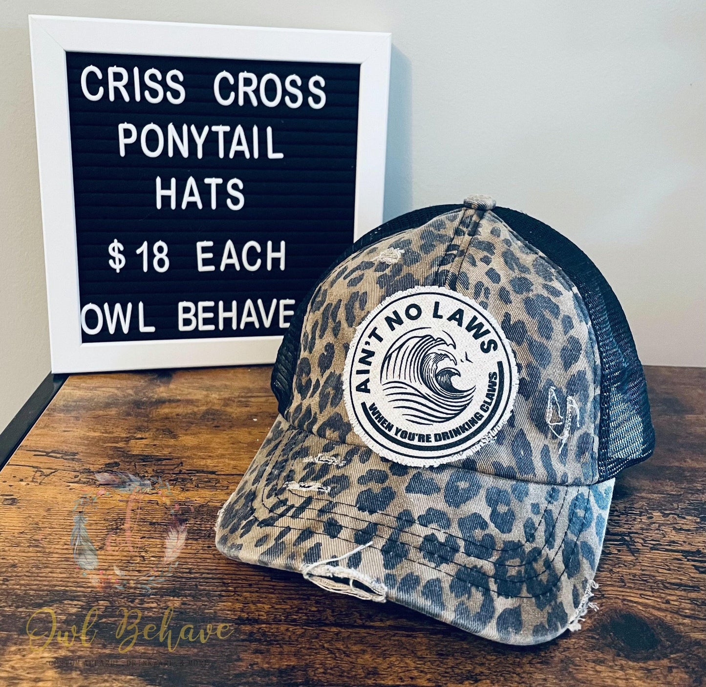 Don’t Hide Your Pride Criss Cross Ponytail Hat - OwlBehave