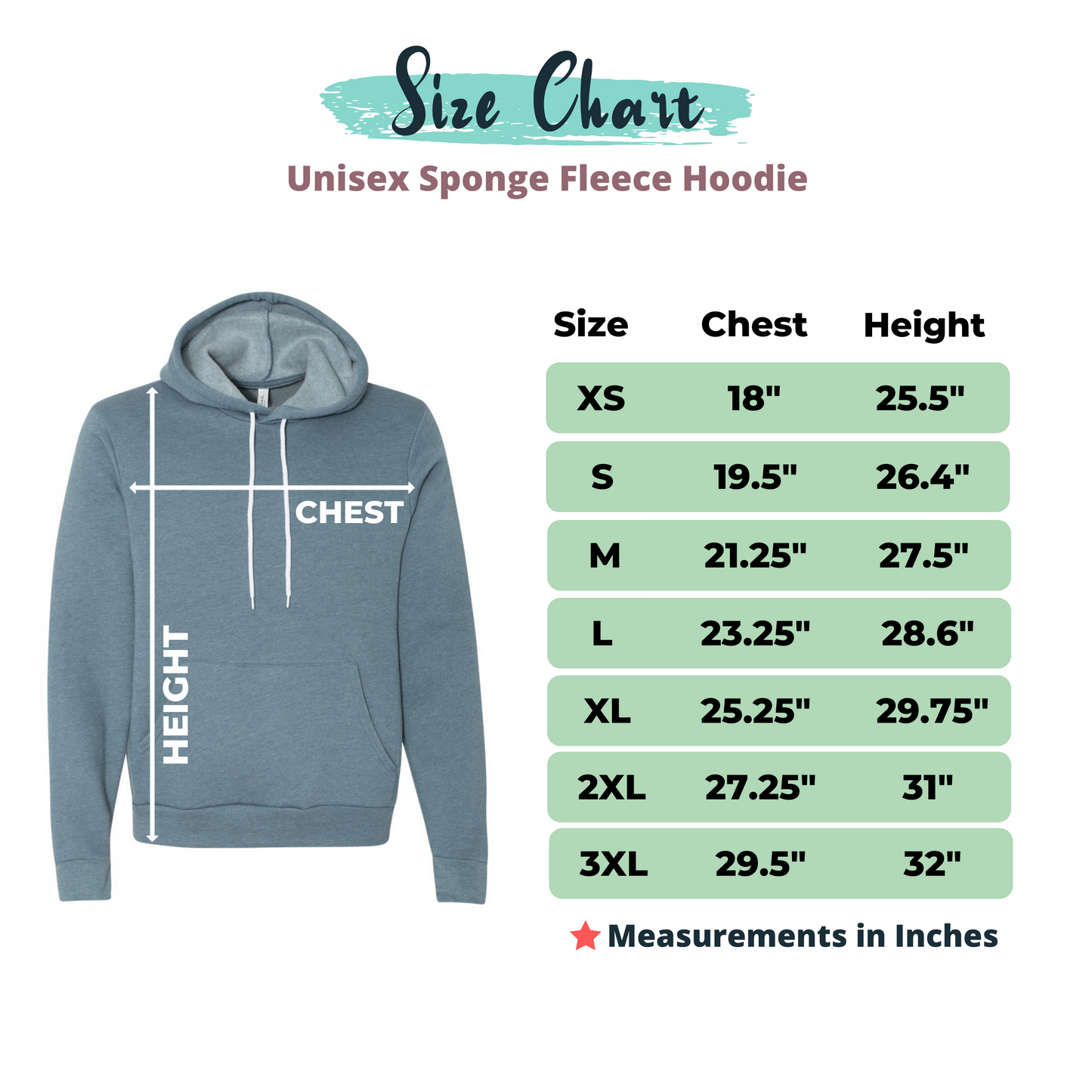 Sponge Fleece Hoodie Bella + Canvas