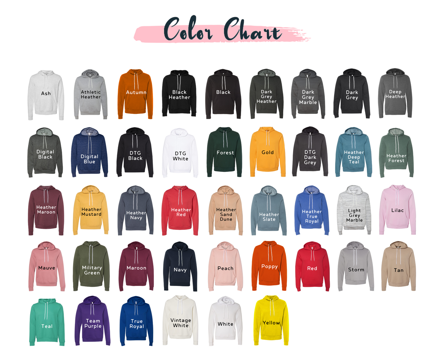 Sponge Fleece Hoodie Bella + Canvas