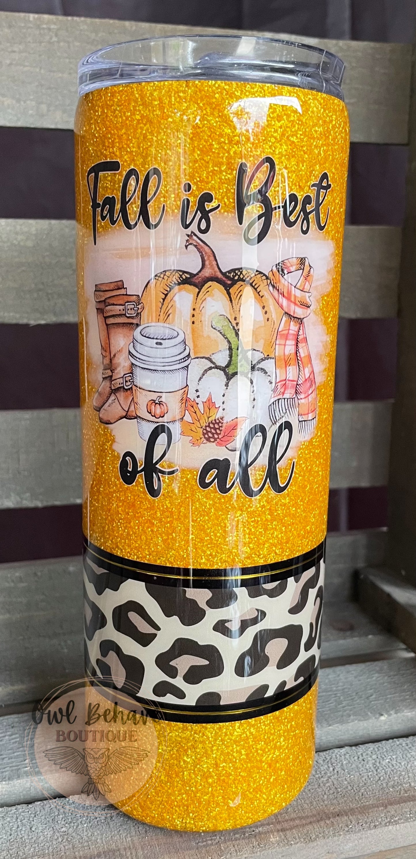 Fall Is Best Of All Epoxy Tumbler