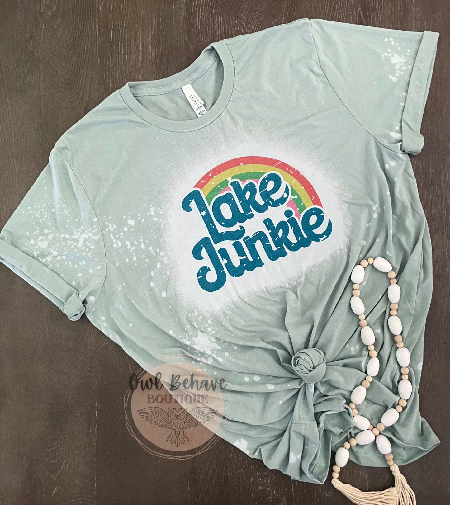 Lake Junkie Bleached Tee