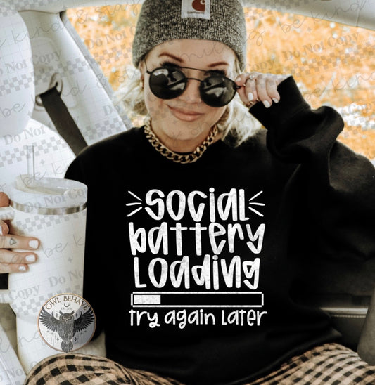 Social Battery Loading
