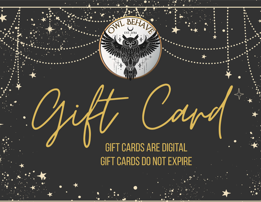 Owl Behave Gift Card