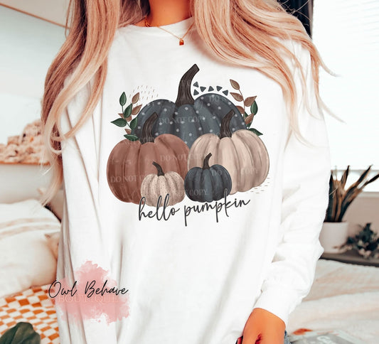 Hello Pumpkin Crewneck Sweatshirt