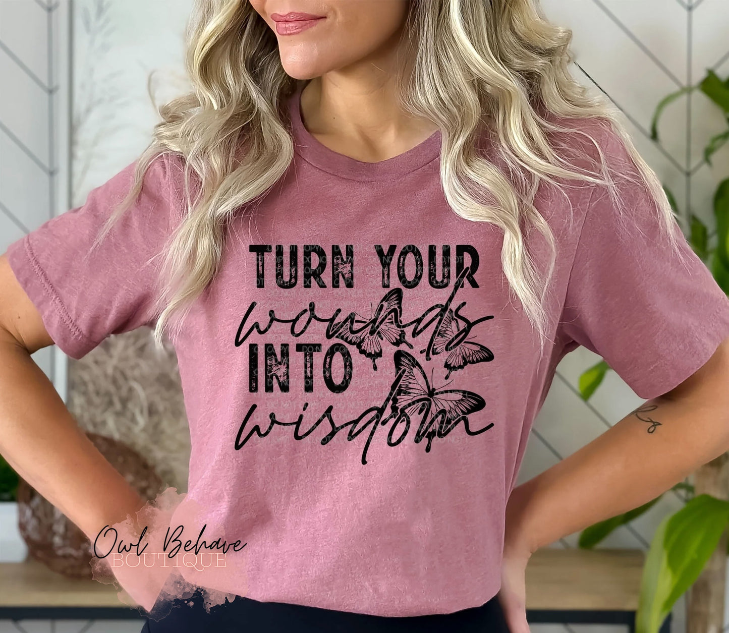 Turn Your Wounds Into Wisdom Adult T-Shirt