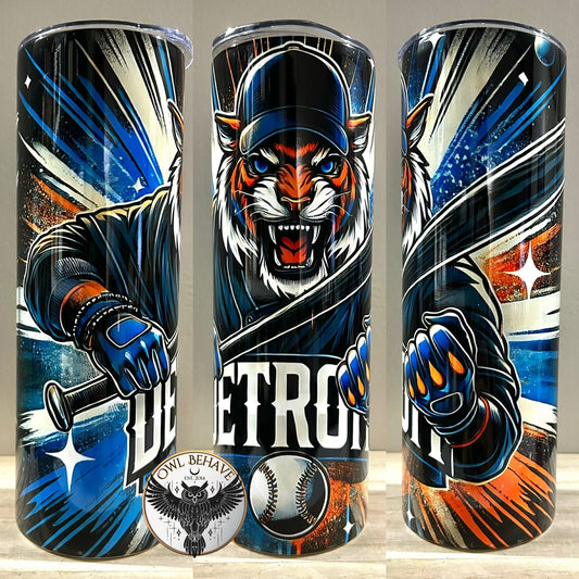 Detroit Baseball Tumbler