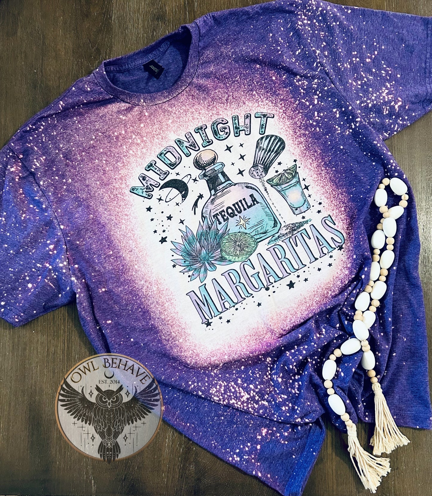 Midnight Margaritas Bleached Tee