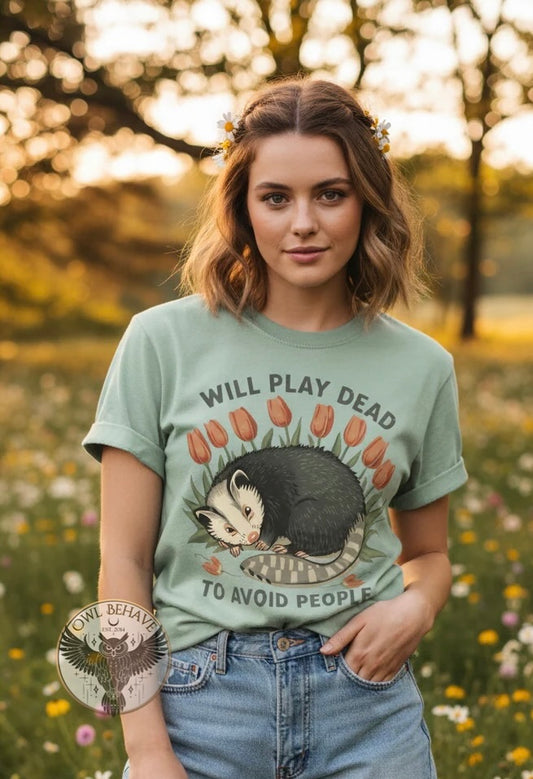 Will Play Dead To Avoid People