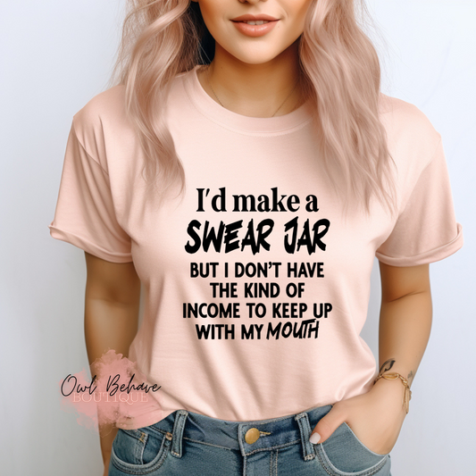 Swear Jar Adult T-Shirt