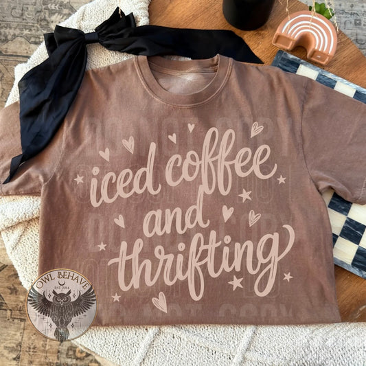 Iced Coffee and Thrifting