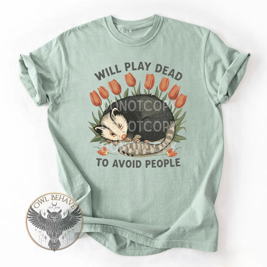 Will Play Dead To Avoid People