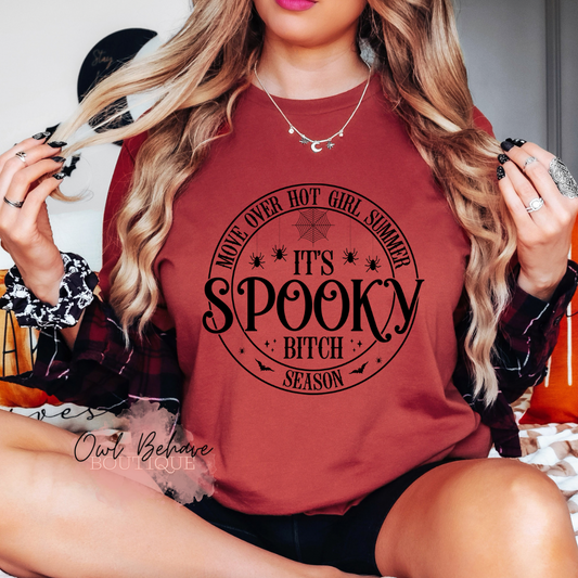 Spooky B*tch Season Adult T-Shirt