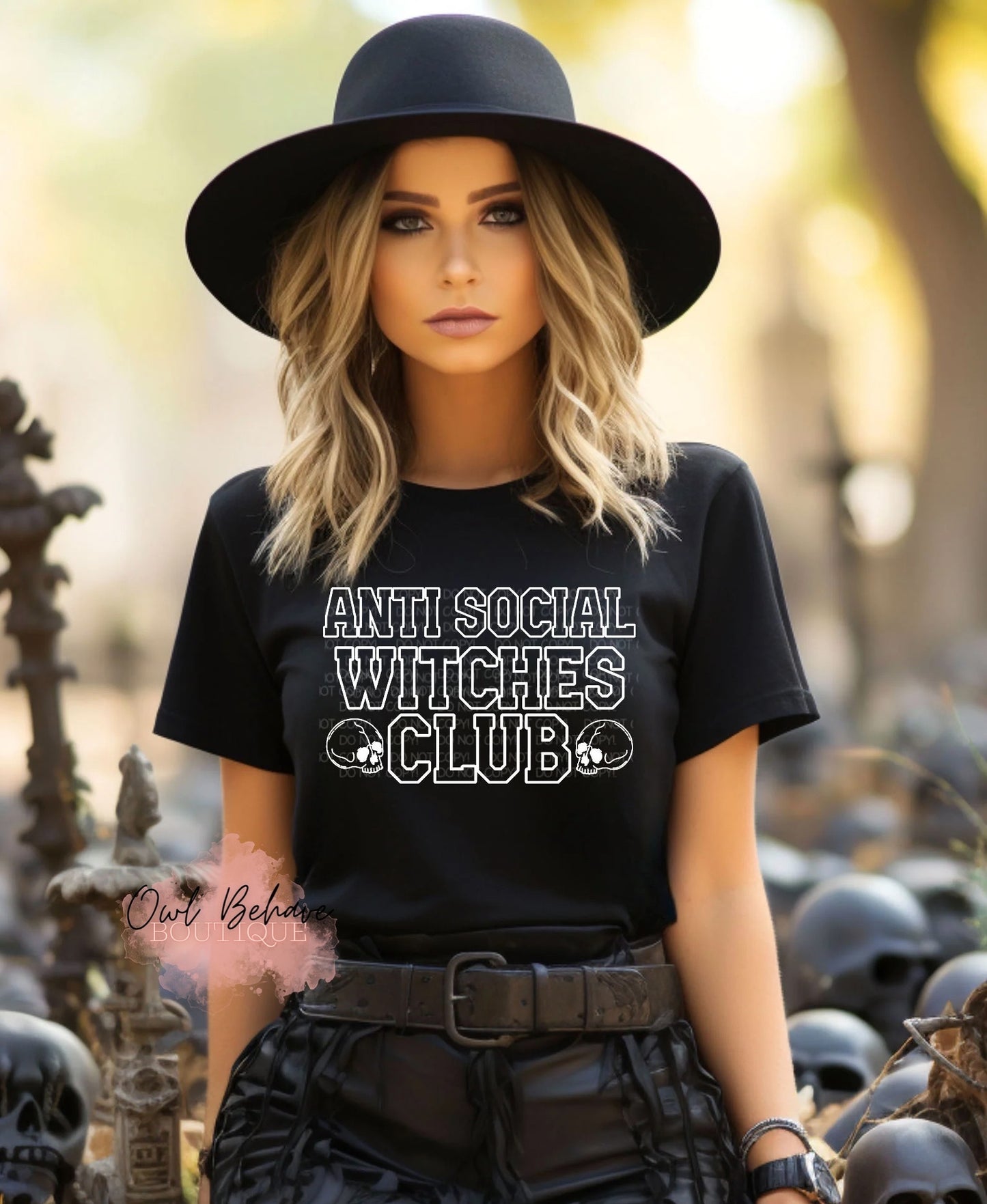 Anti Social Witches Club Adult T-Shirt