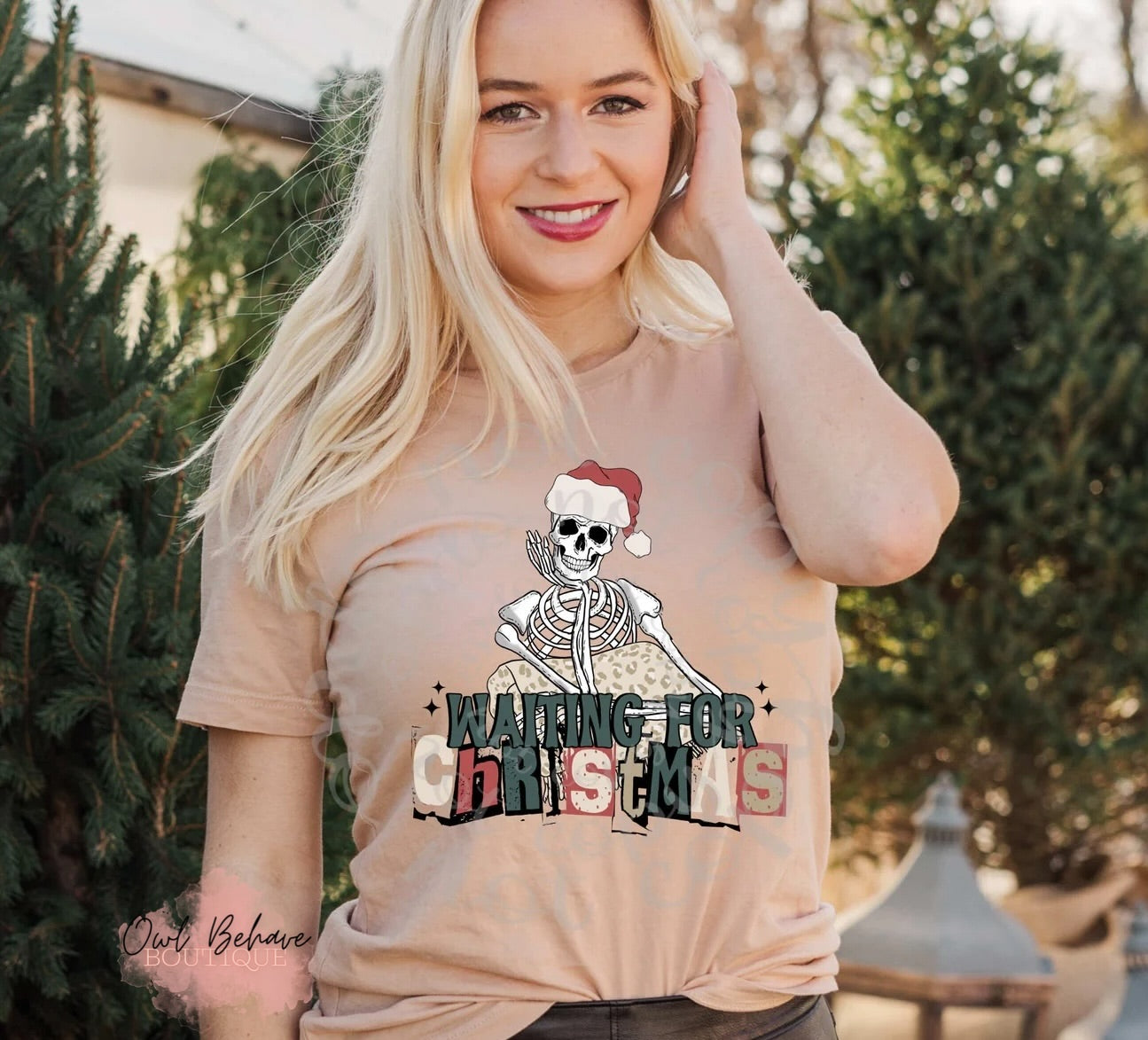 Waiting For Christmas Adult T-Shirt