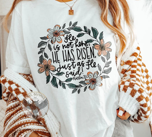 He is Not Here, He Has Risen