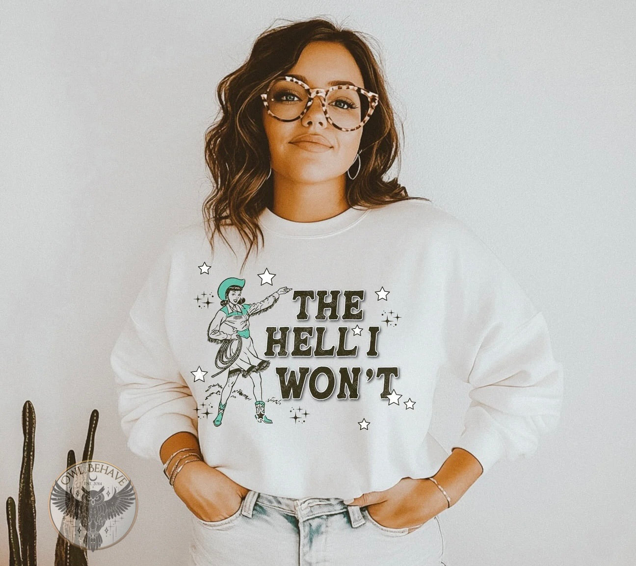 The Hell I Won’t Crewneck Sweatshirt