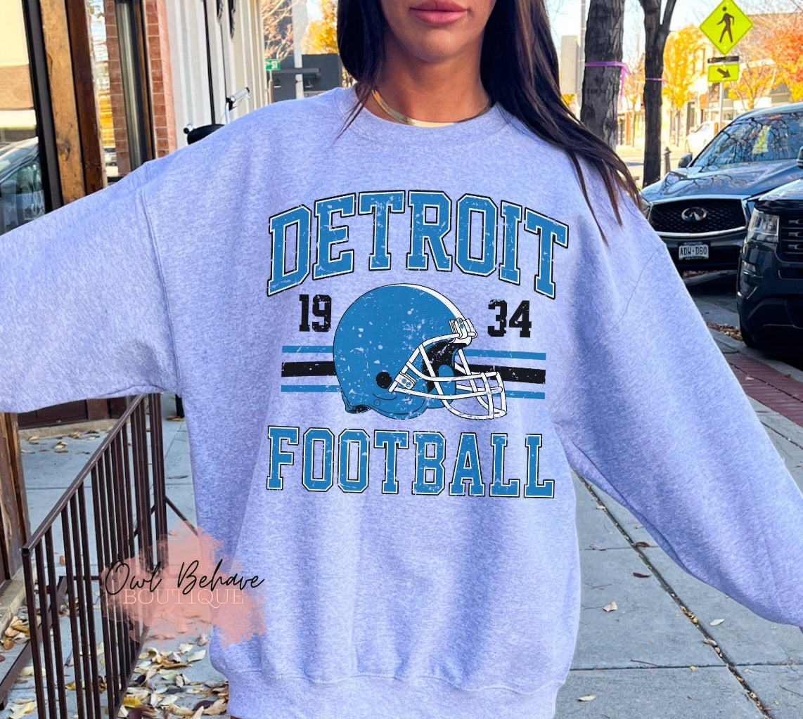 Detroit Football Sweatshirt