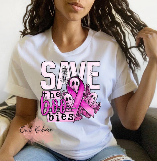 Save The Boo-bies Adult T-Shirt