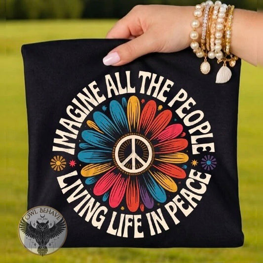 Imagine All The People Living Life In Peace