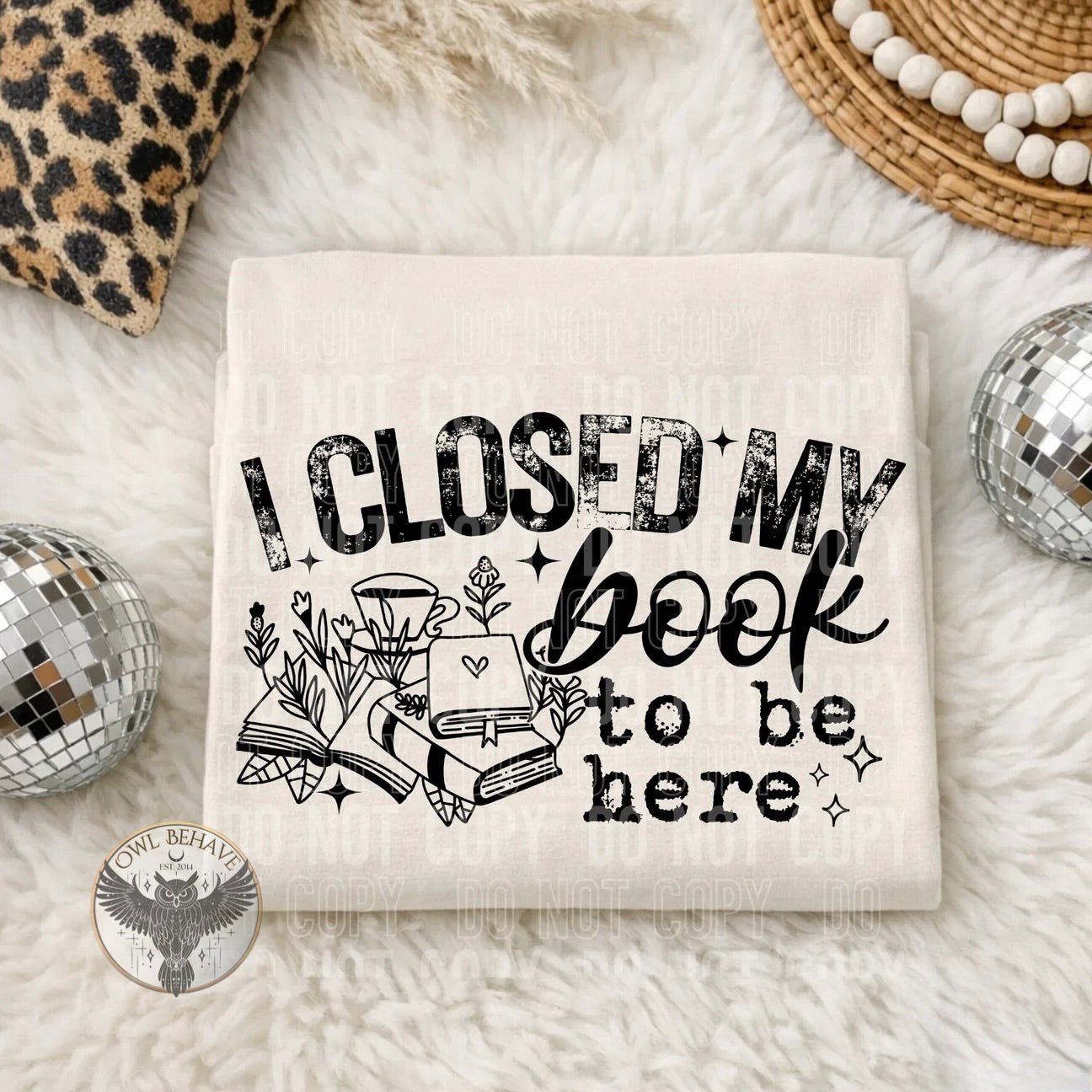 I Closed My Book To Be Here