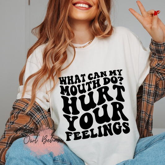 What Can My Mouth Do Adult T-Shirt