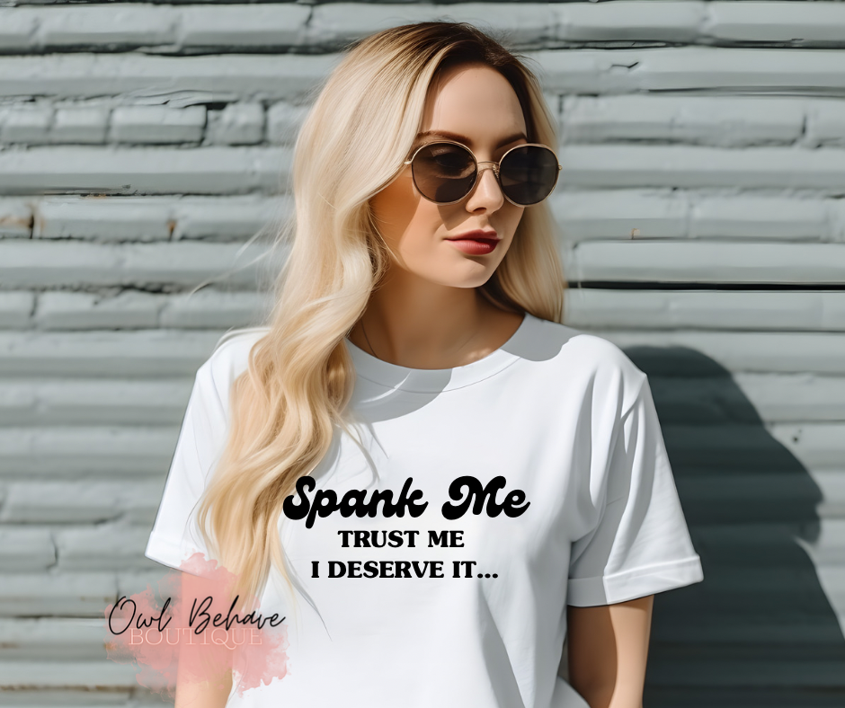 Spank Me Adult T-Shirt