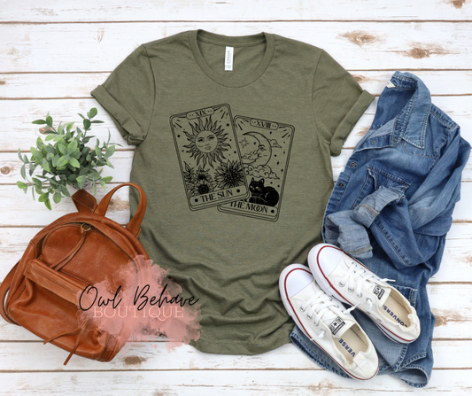 The Sun The Moon Adult T-Shirt