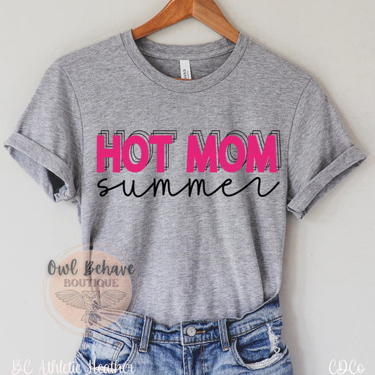 Hot Mom Summer Adult T-Shirt