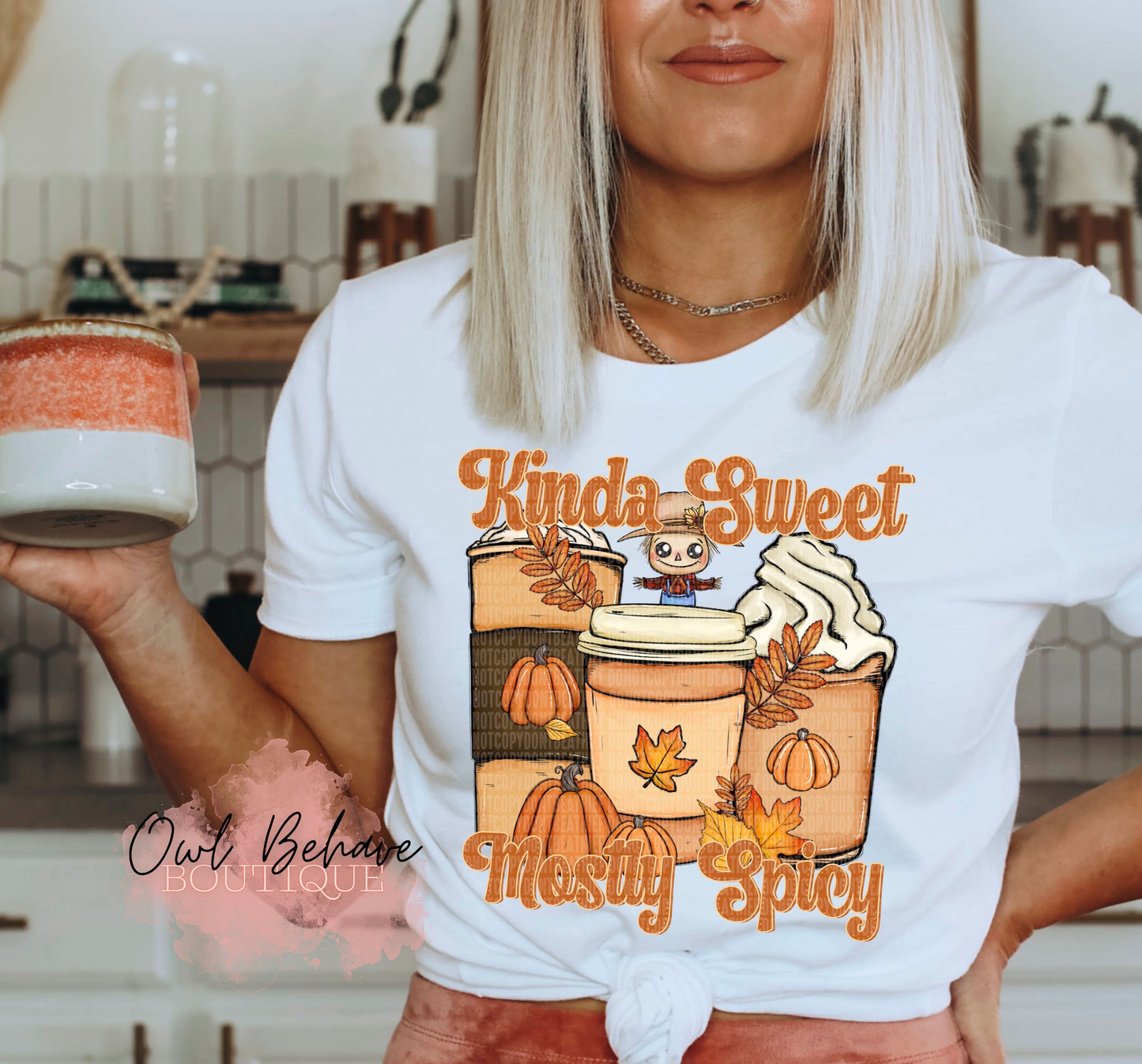 Kinda Sweet Mostly Spicy Adult T-Shirt