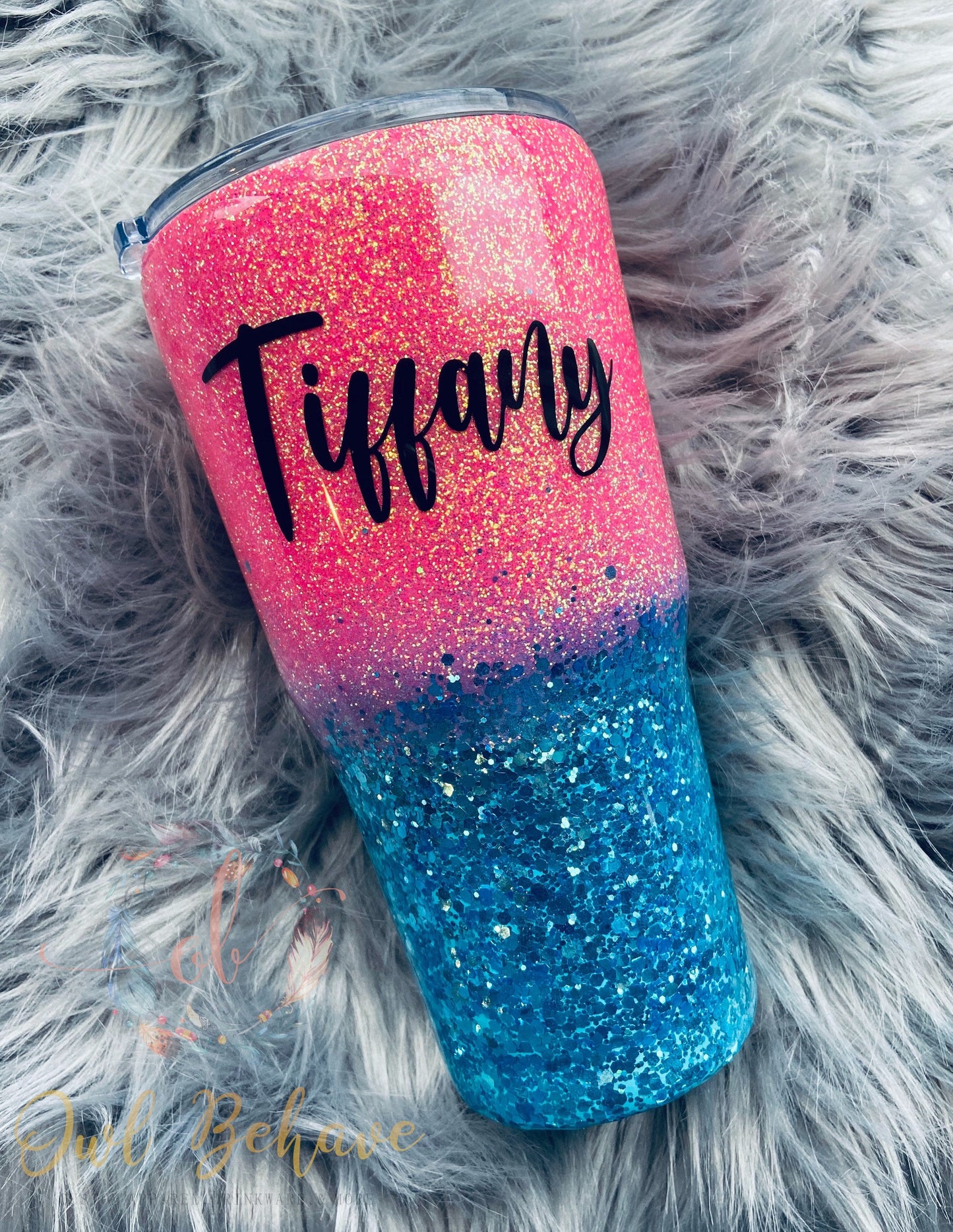 Soul Of A Mermaid Mouth Of A Sailor Glitter Tumbler