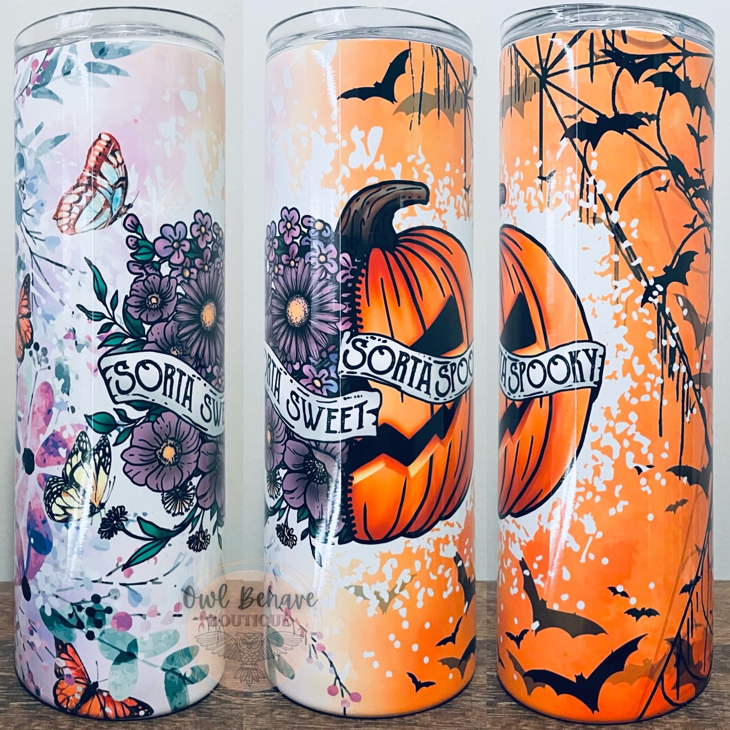 Sorta Sweet Sorta Spooky Sublimation Tumbler