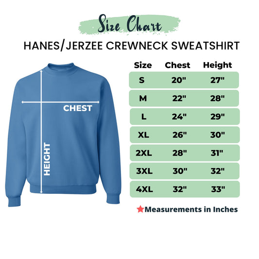 Hanes/Jerzees Brand Crewneck Sweatshirt