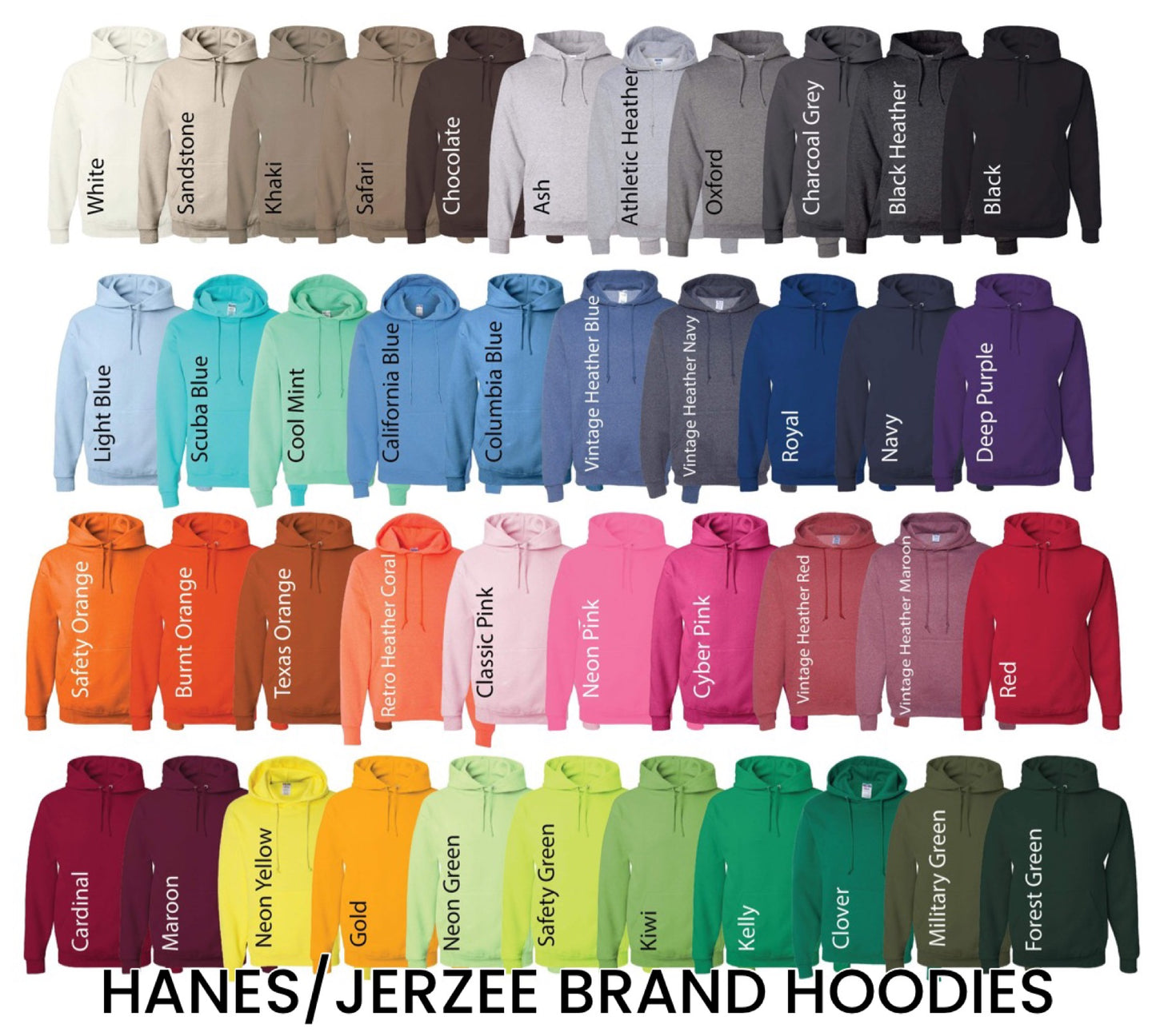 Hanes/Jerzees Brand Hoodie