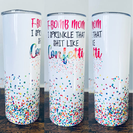 F-Bomb Mom Sublimation Tumbler