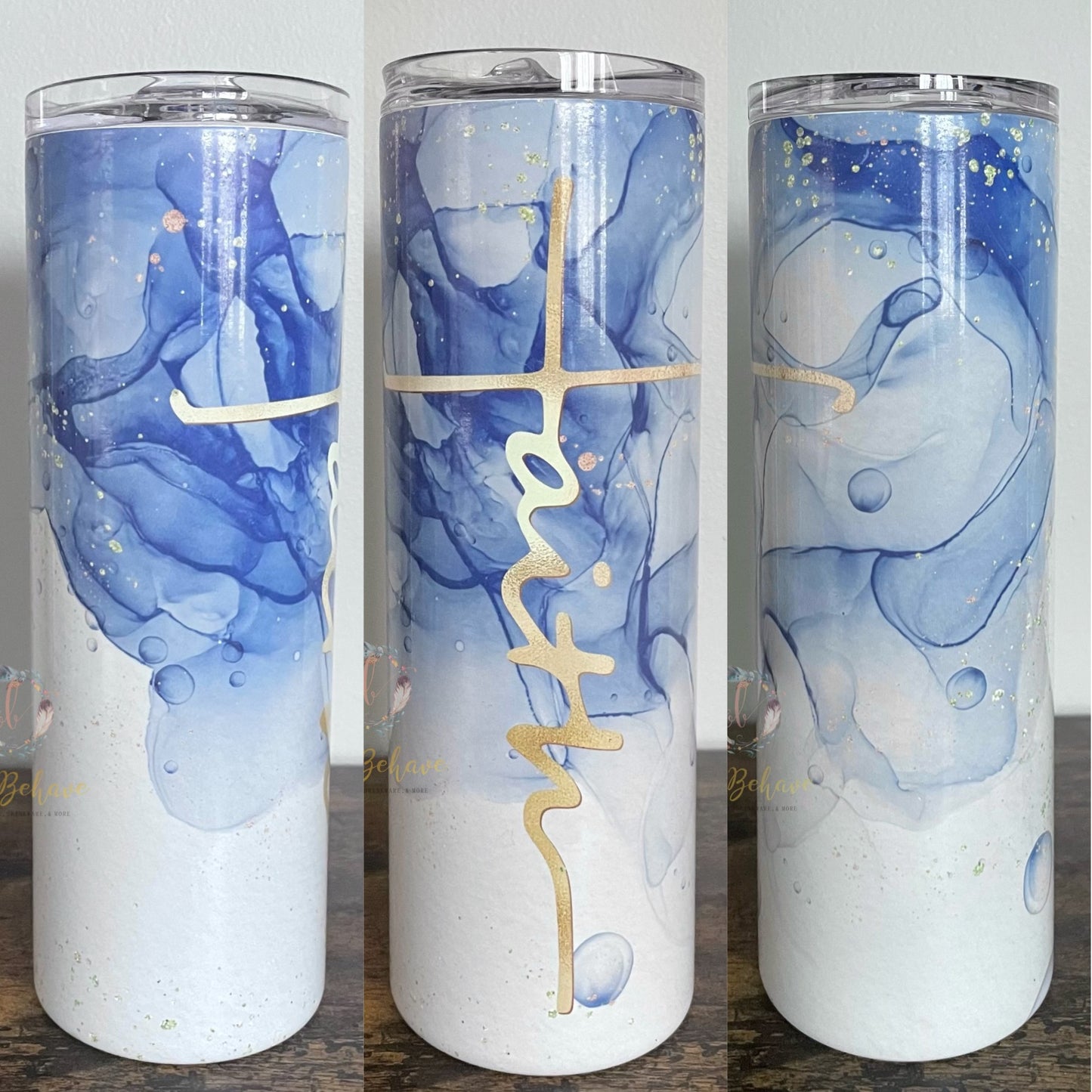 Faith Cross Sublimation Tumbler