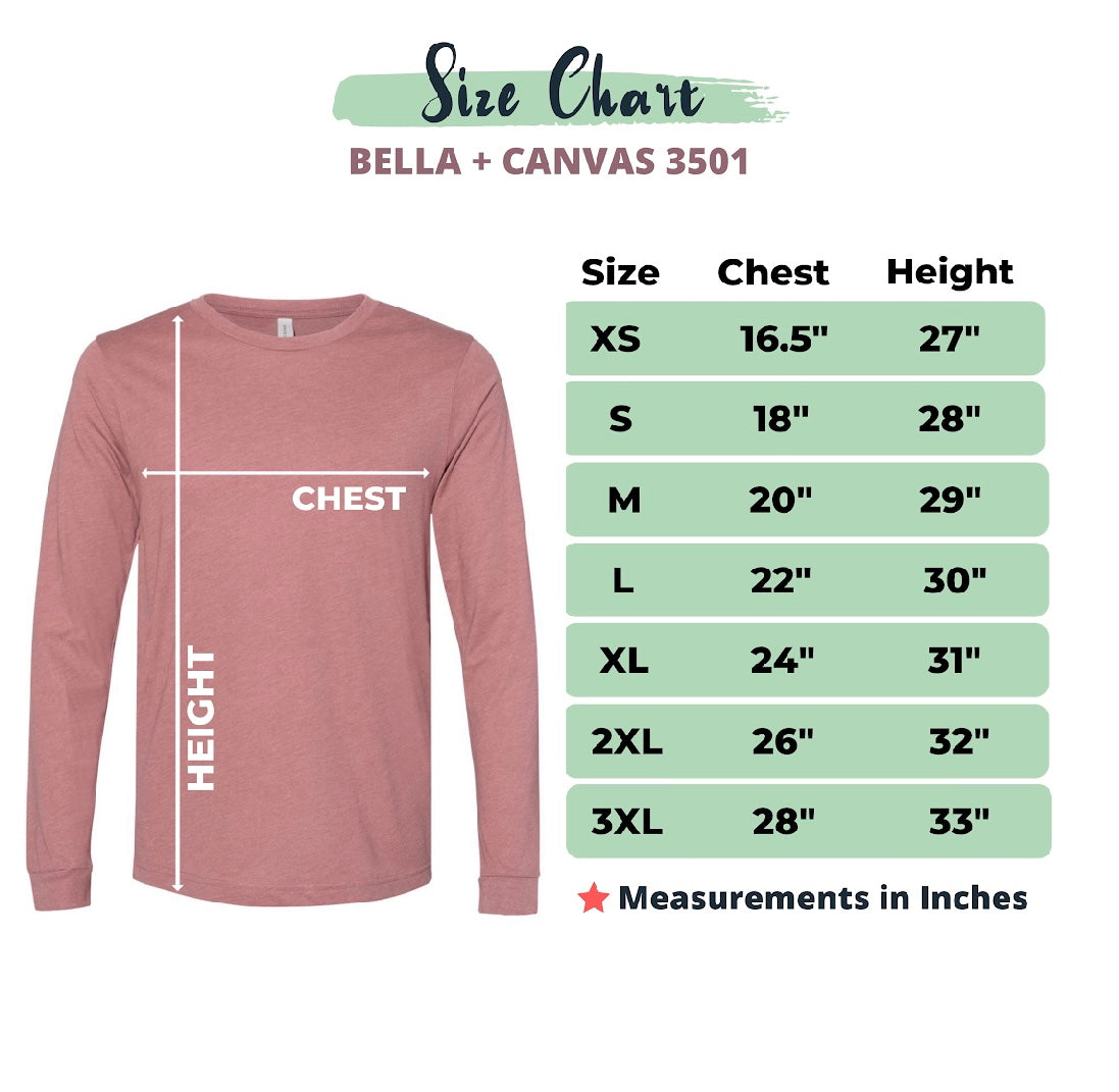 Long Sleeve Tee Upgrade Bella + Canvas