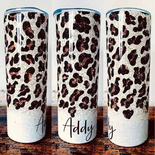 Leopard Ombré Sublimation Tumbler