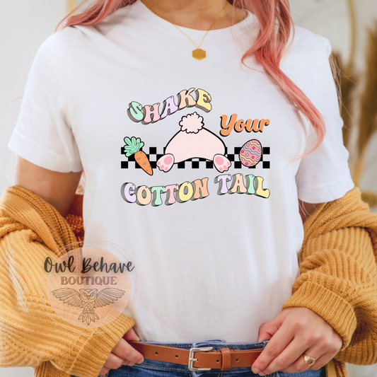 Shake Your Cottontail Adult T-shirt